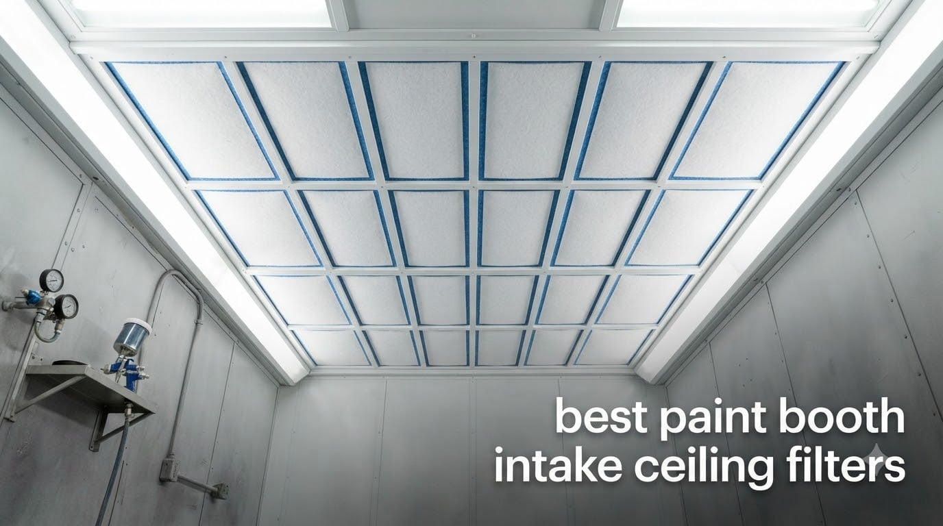 best paint booth intake ceiling filters