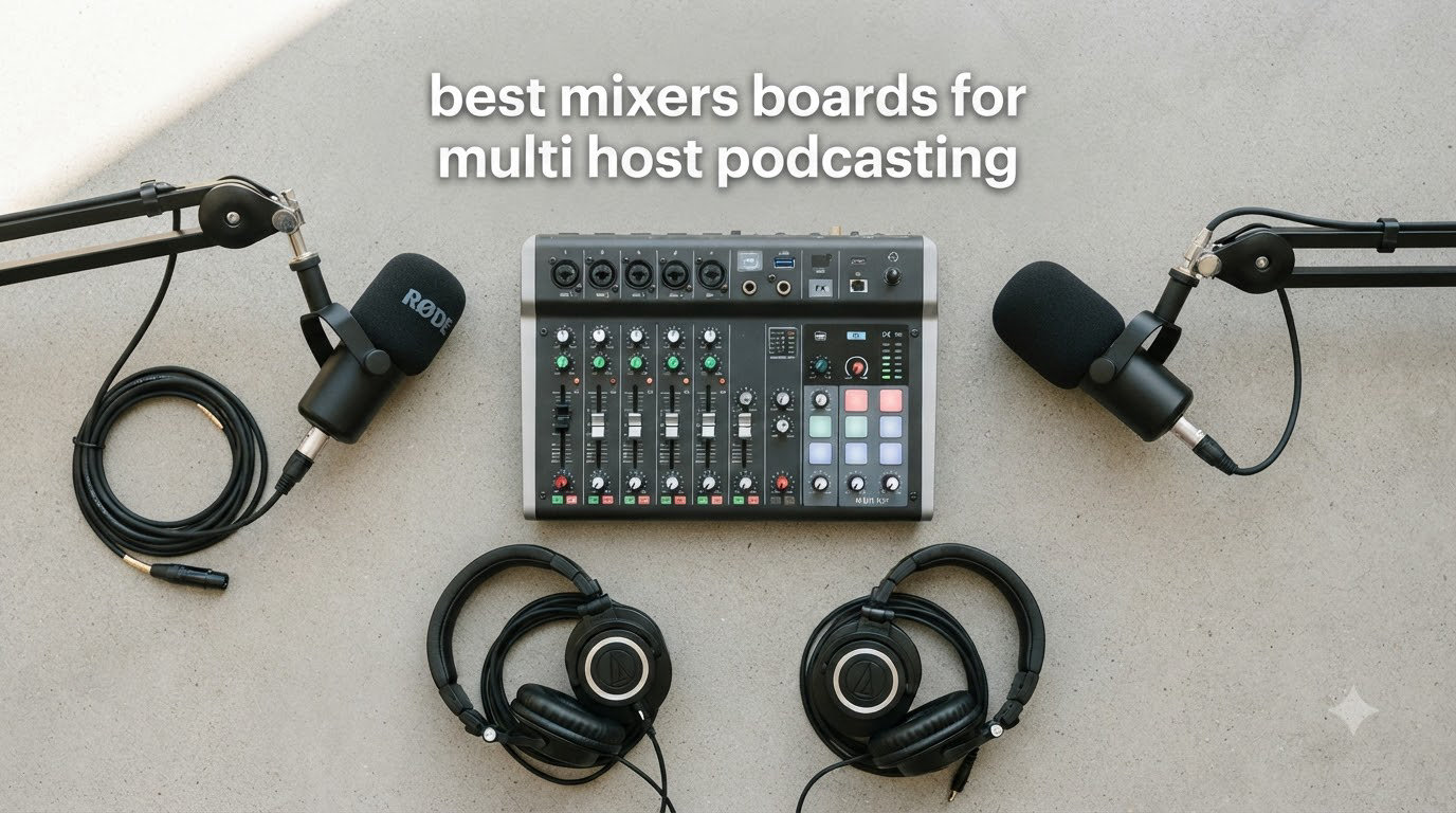 best mixers boards for multi host podcasting