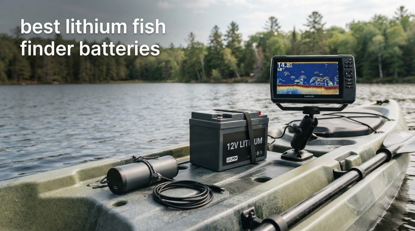 best lithium fish finder batteries