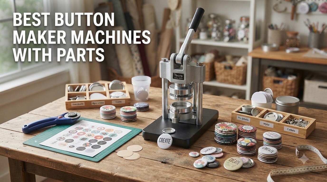 best button maker machines with parts
