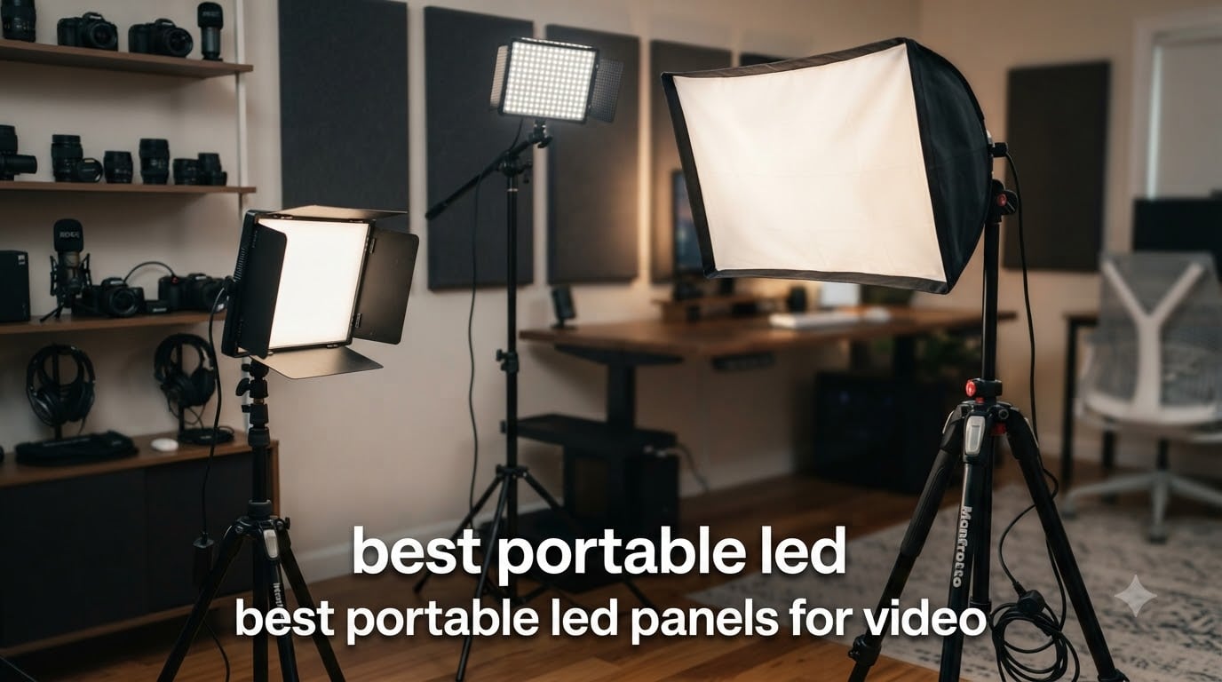 best portable led panels for video