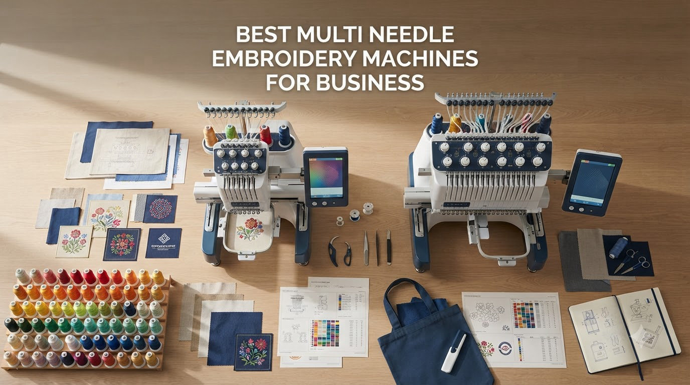 best multi needle embroidery machines for business