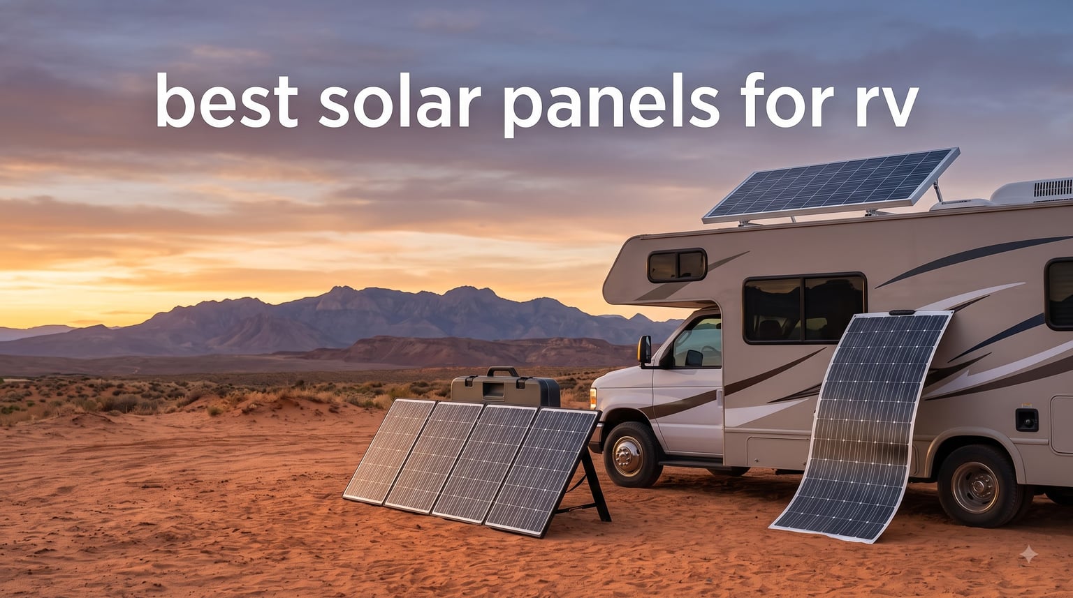 best solar panels for rv