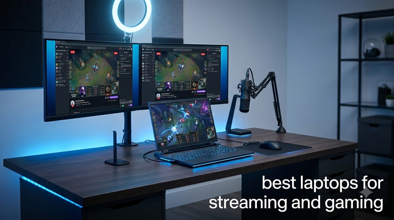 best laptops for streaming and gaming