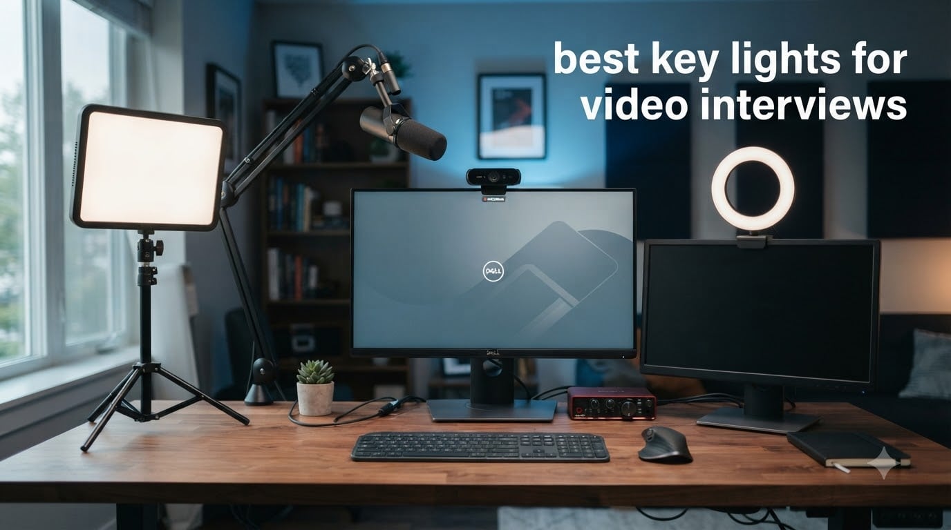 best key lights for video interviews