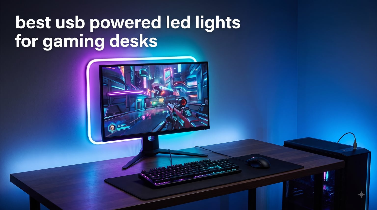 best usb powered led lights for gaming desks