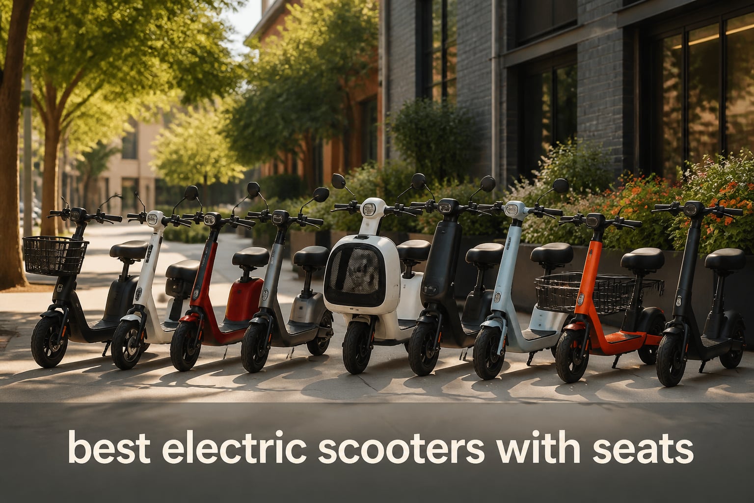 best electric scooters with seats