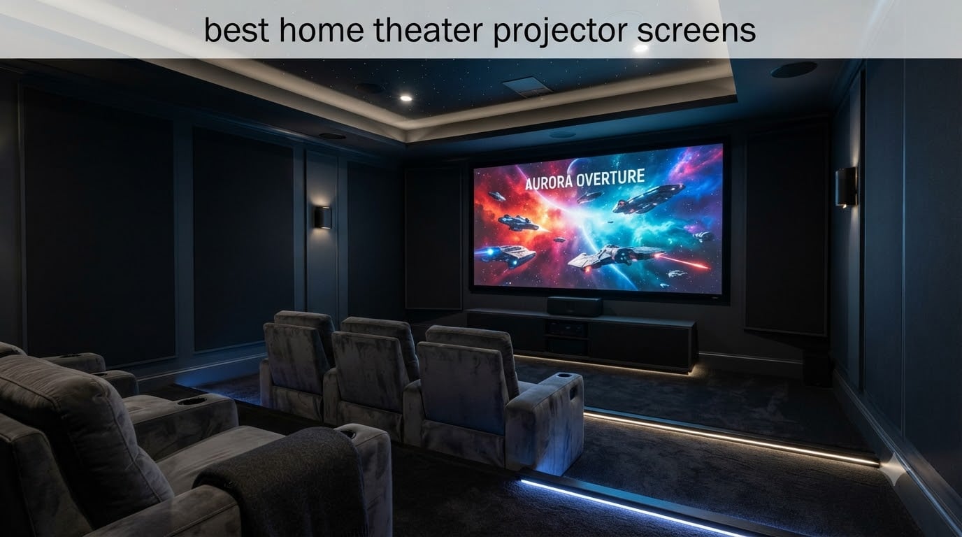 best home theater projector screens