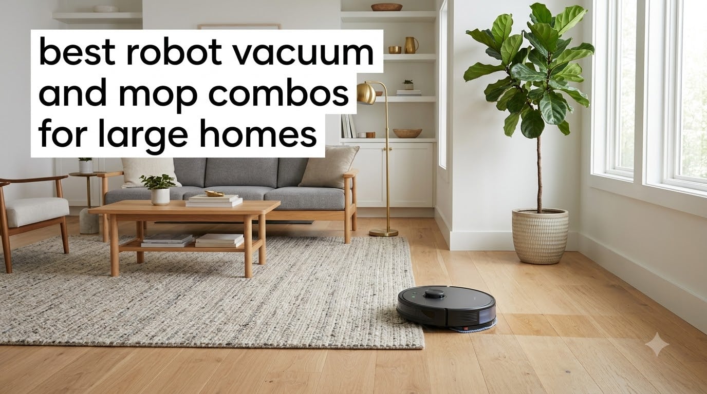 best robot vacuum and mop combos for large homes