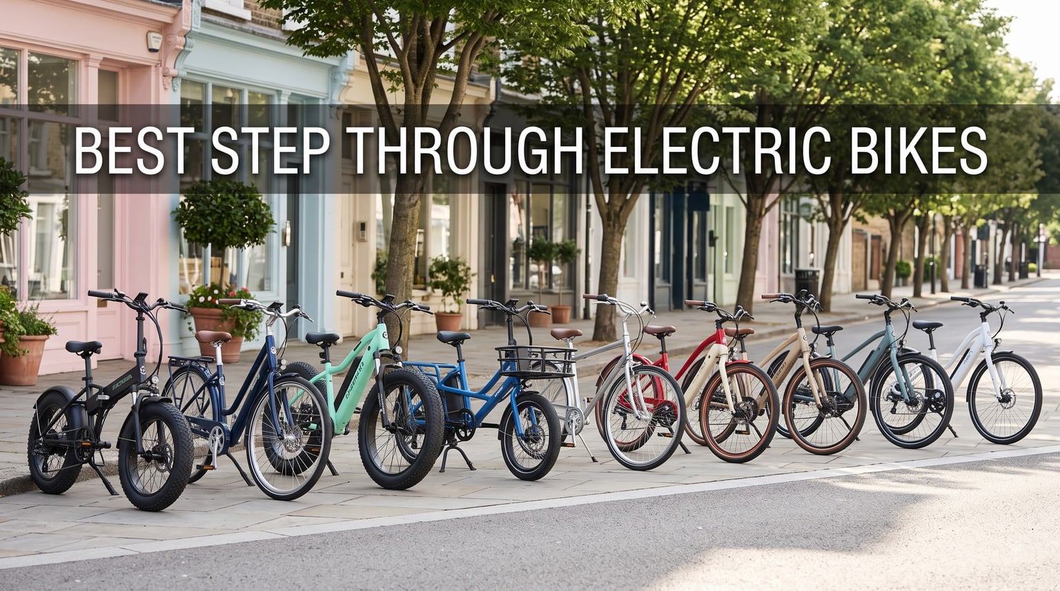 best step through electric bikes