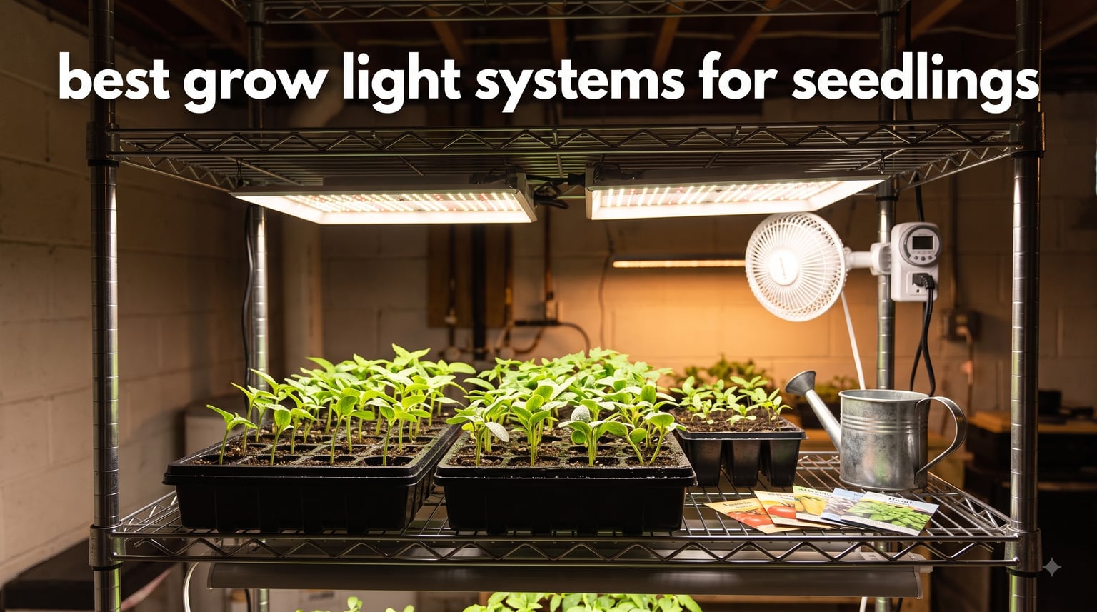 best grow light systems for seedlings