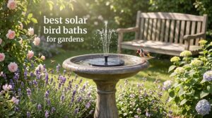 best solar bird baths for gardens