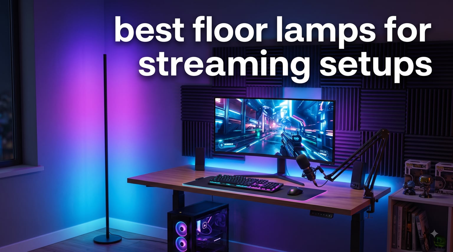 best floor lamps for streaming setups