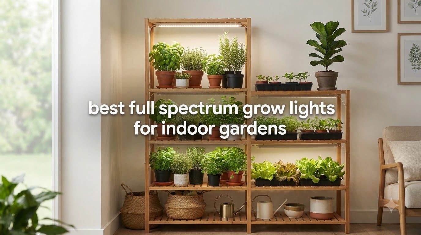 best full spectrum grow lights for indoor gardens