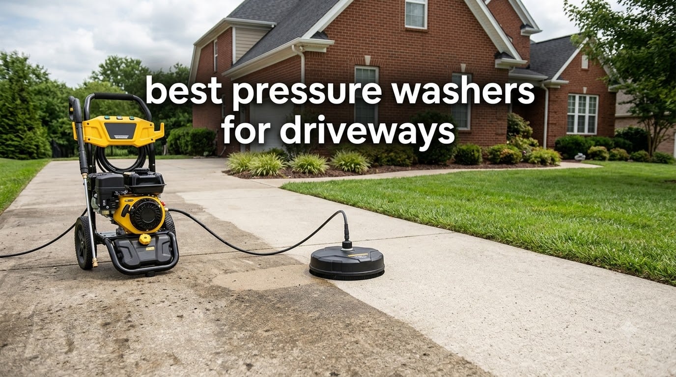 best pressure washers for driveways