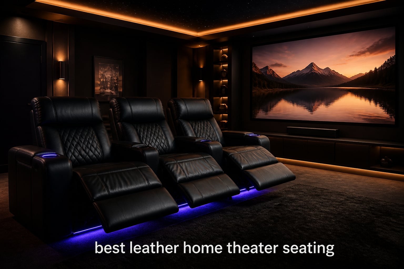 best leather home theater seating
