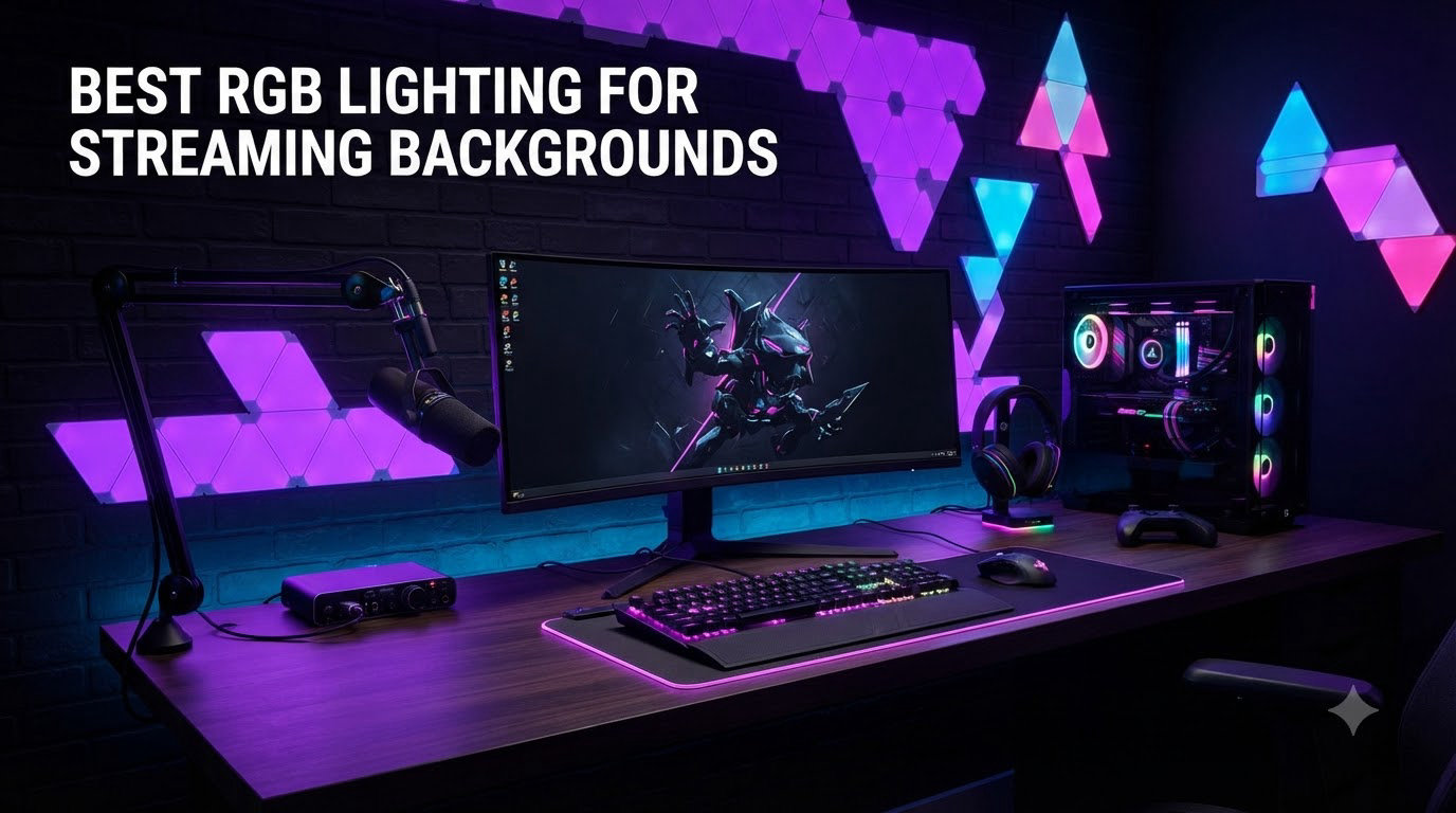 best rgb lighting for streaming backgrounds