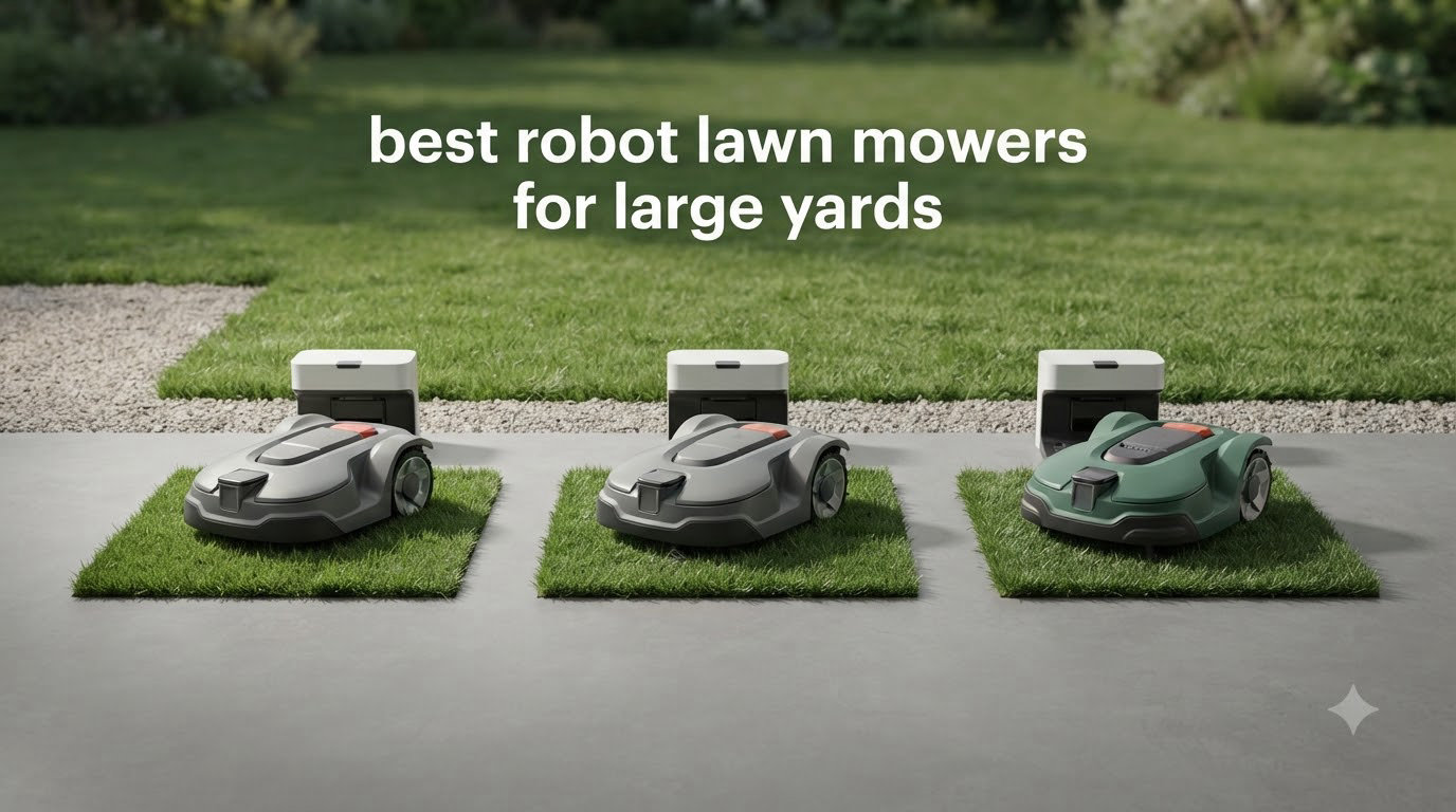 best robot lawn mowers for large yards
