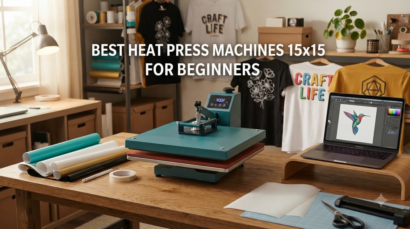 best heat press machines 15x15 for beginners