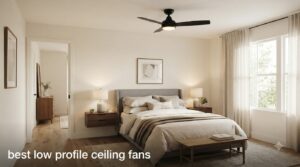 best low profile ceiling fans