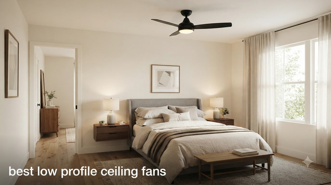 best low profile ceiling fans