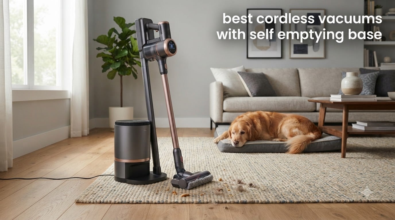 best cordless vacuums with self emptying base