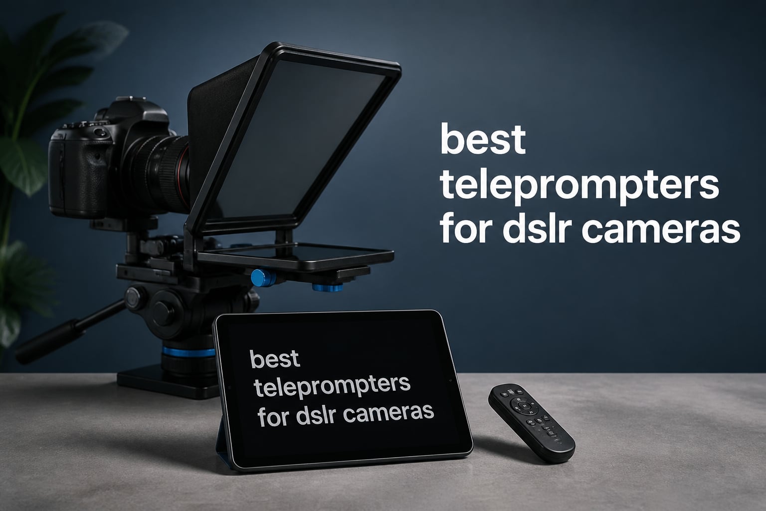 best teleprompters for dslr cameras