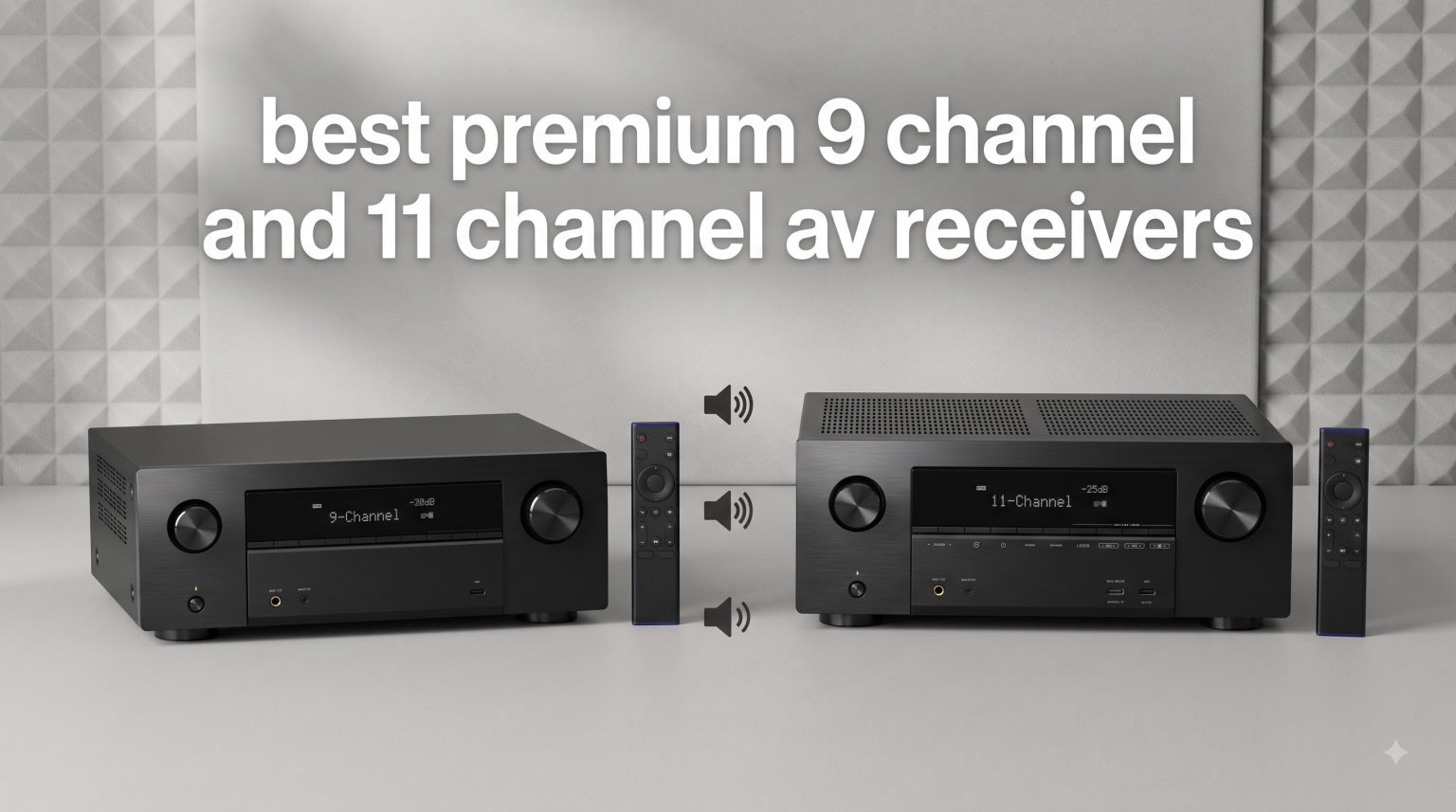 best premium 9 channel and 11 channel av receivers