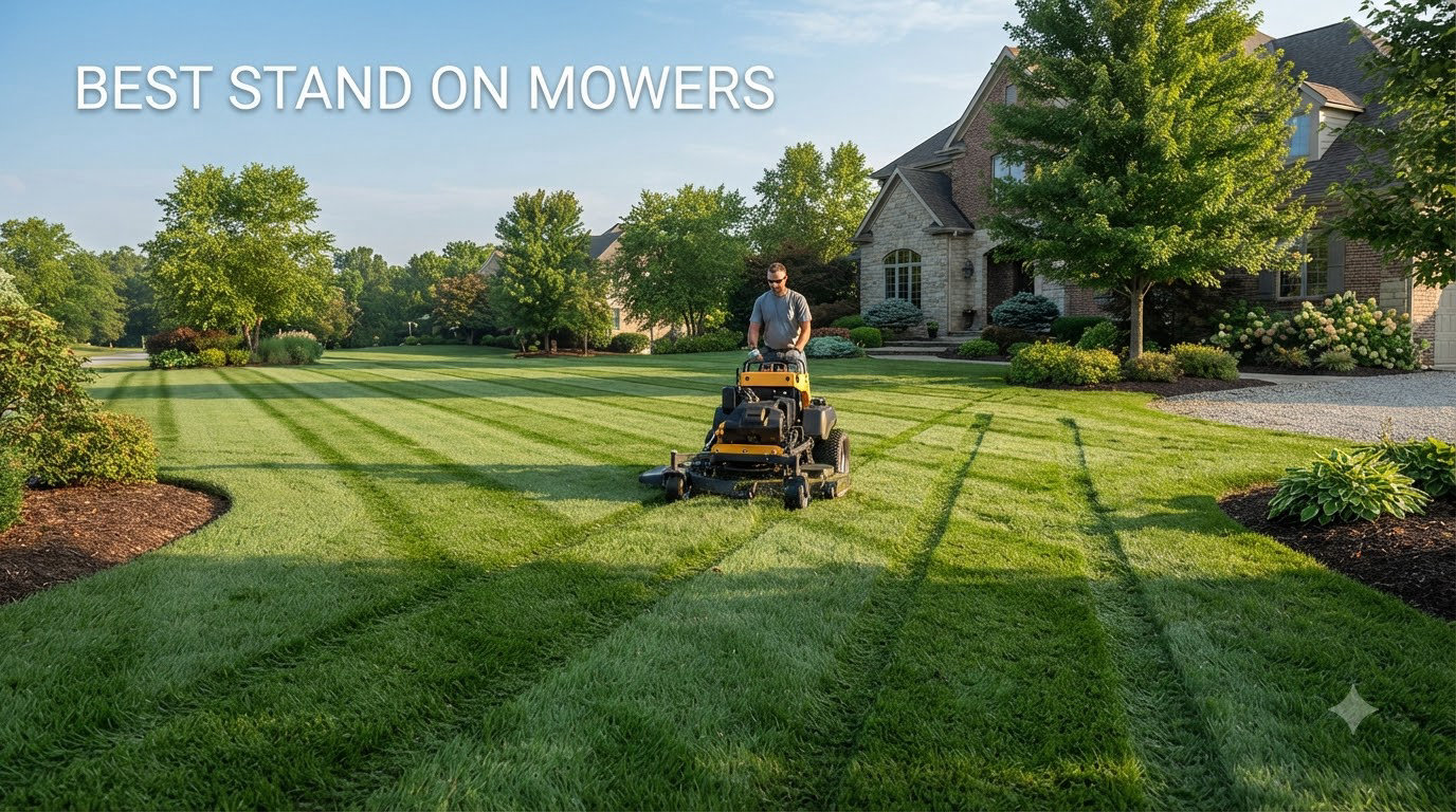 best stand on mowers