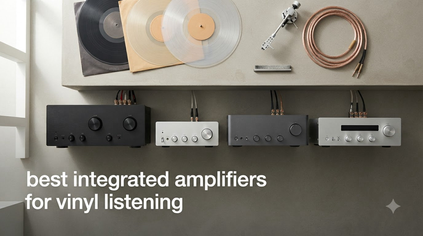 best integrated amplifiers for vinyl listening