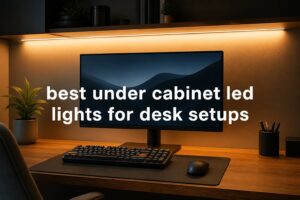 best under cabinet led lights for desk setups