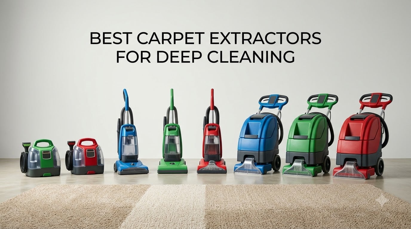 best carpet extractors for deep cleaning