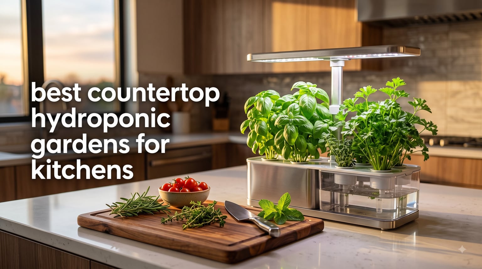 best countertop hydroponic gardens for kitchens