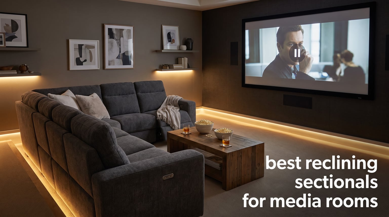 best reclining sectionals for media rooms