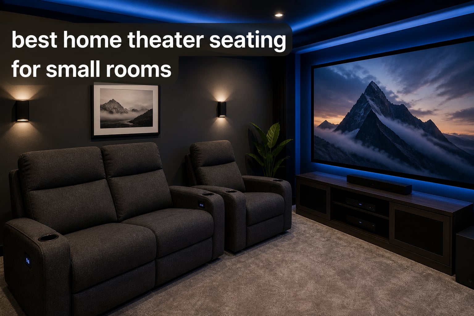 best home theater seating for small rooms