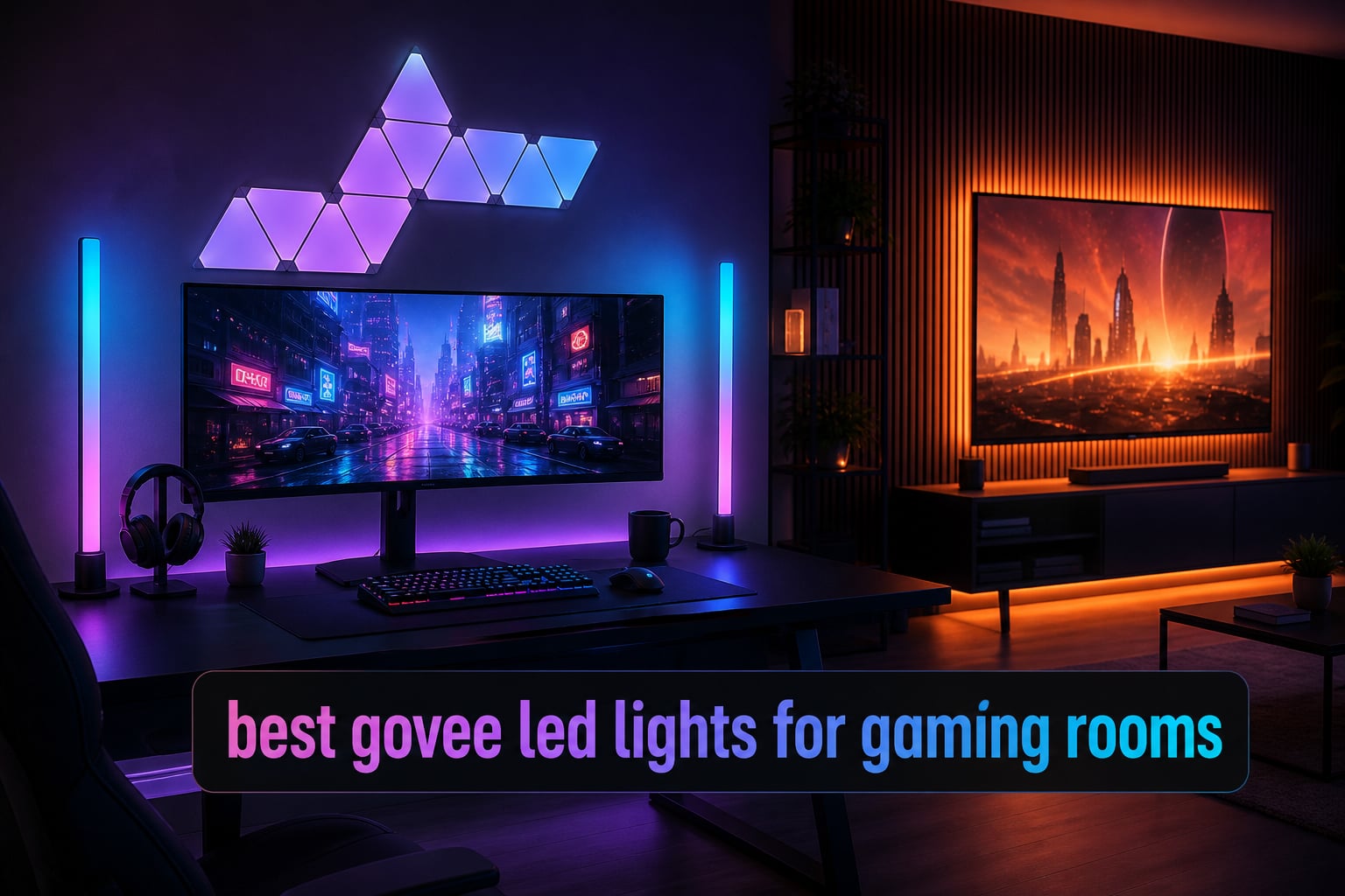 best govee led lights for gaming rooms