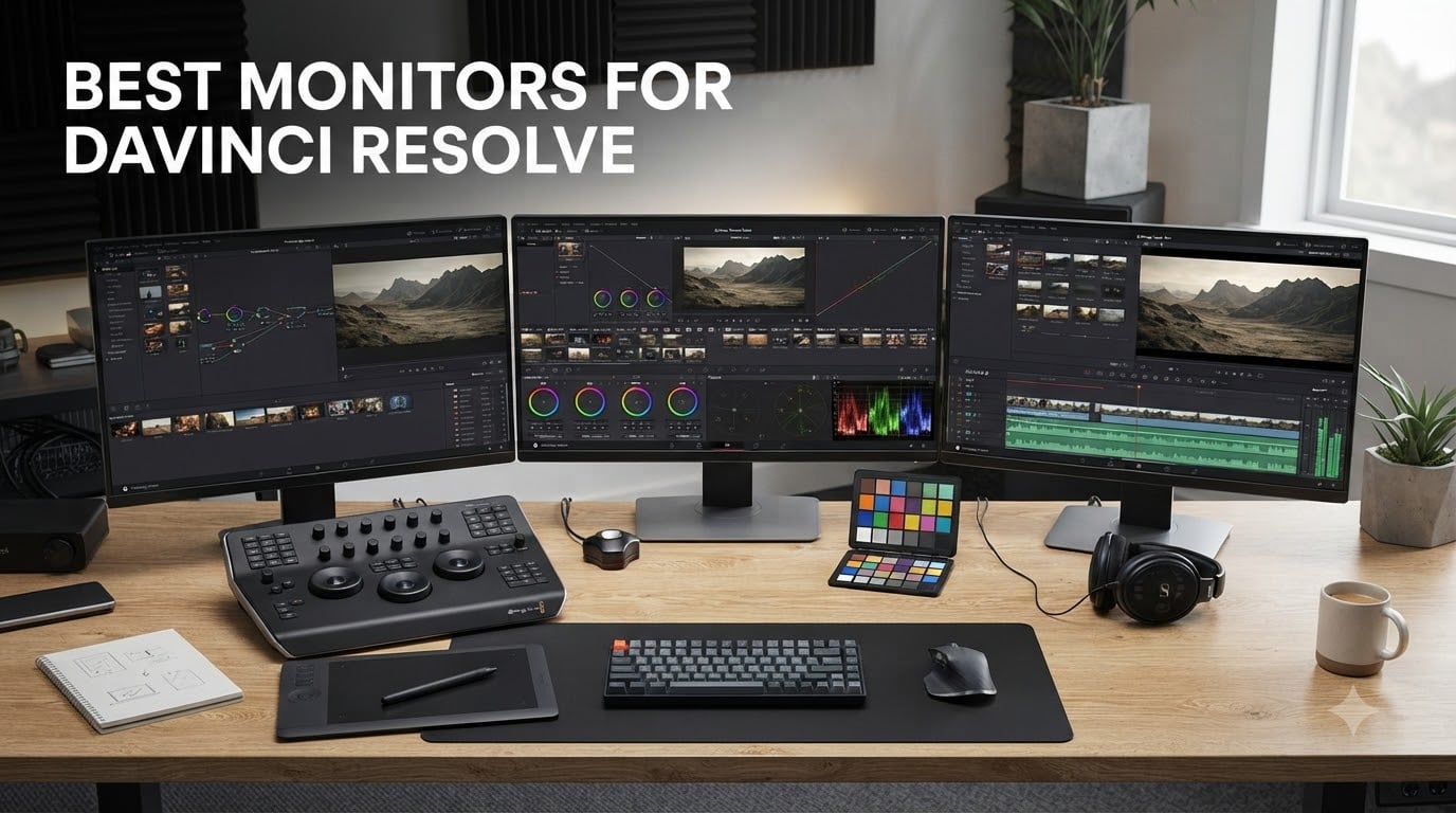 best monitors for davinci resolve