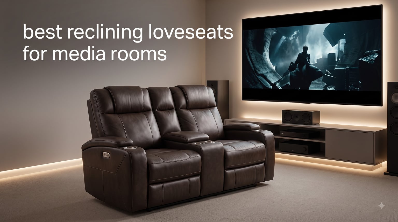 best reclining loveseats for media rooms