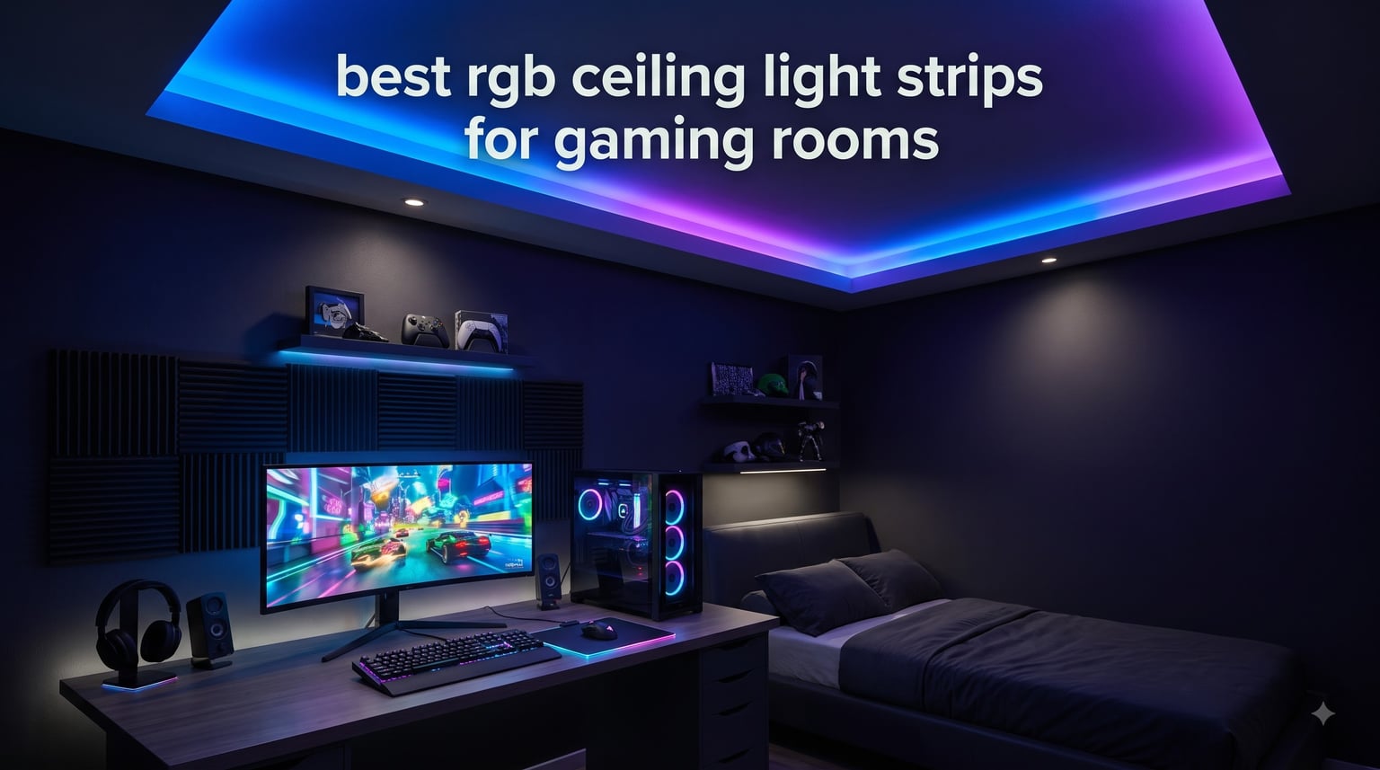 best rgb ceiling light strips for gaming rooms