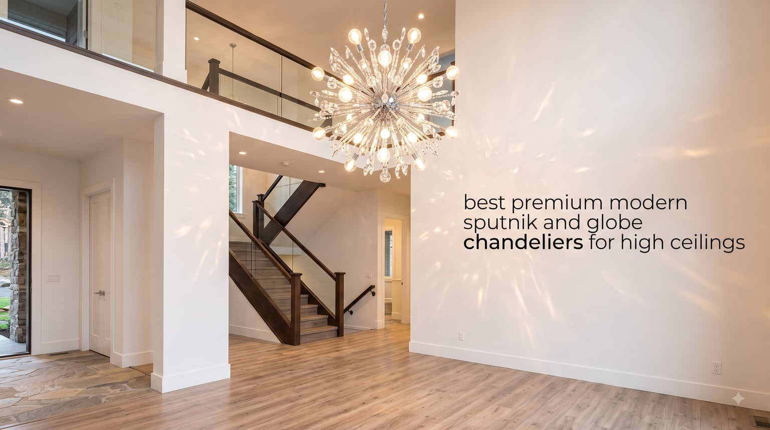 best premium modern sputnik and globe chandeliers for high ceilings