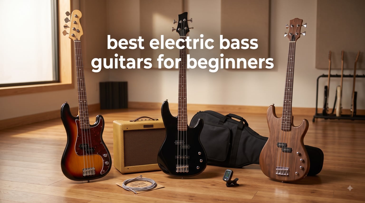 best electric bass guitars for beginners