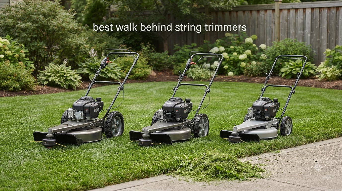 best walk behind string trimmers
