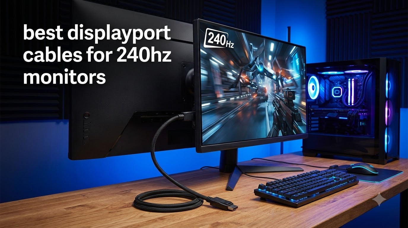 best displayport cables for 240hz monitors