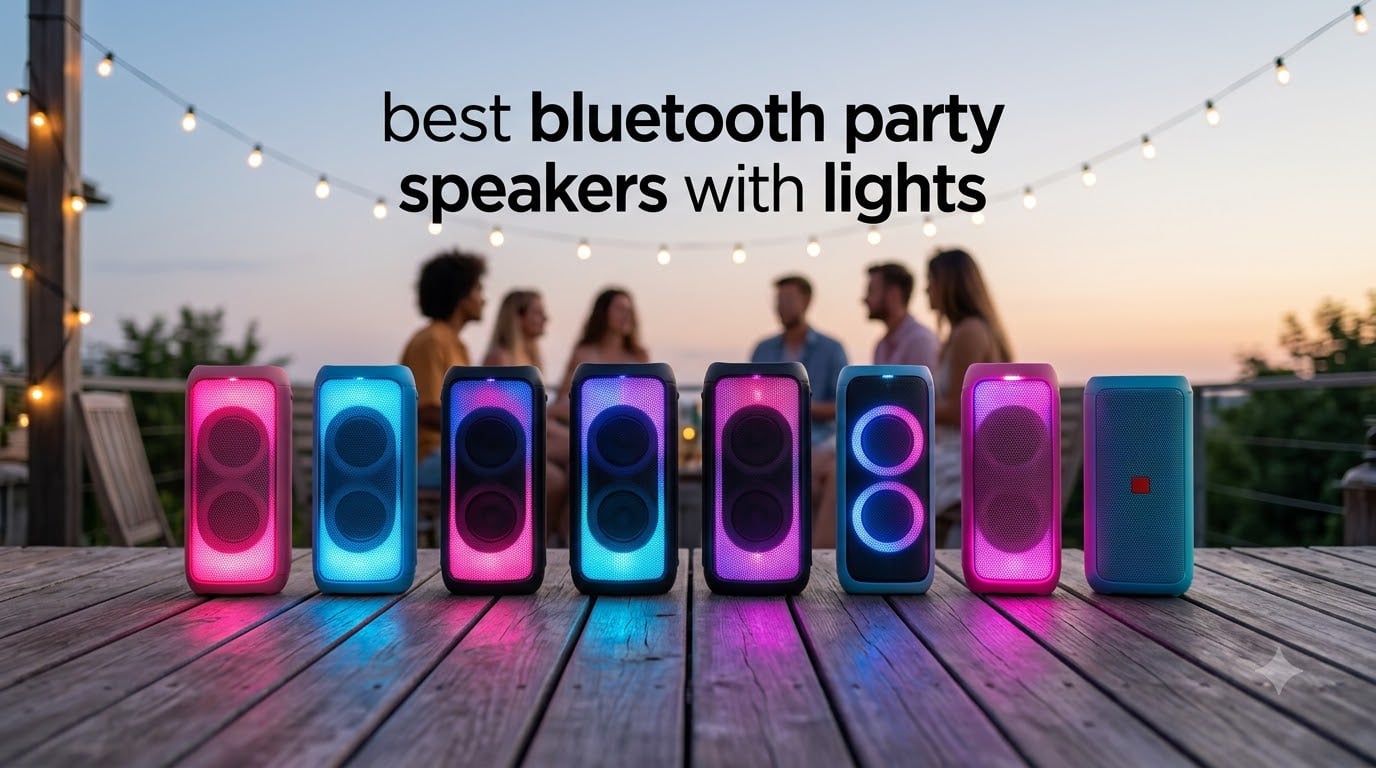 best bluetooth party speakers with lights