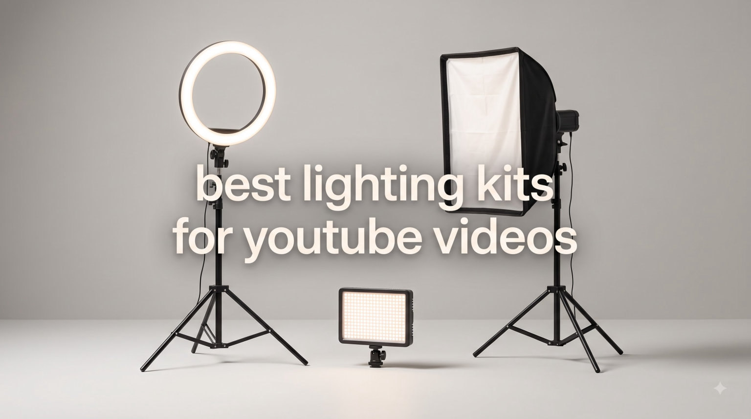 best lighting kits for youtube videos
