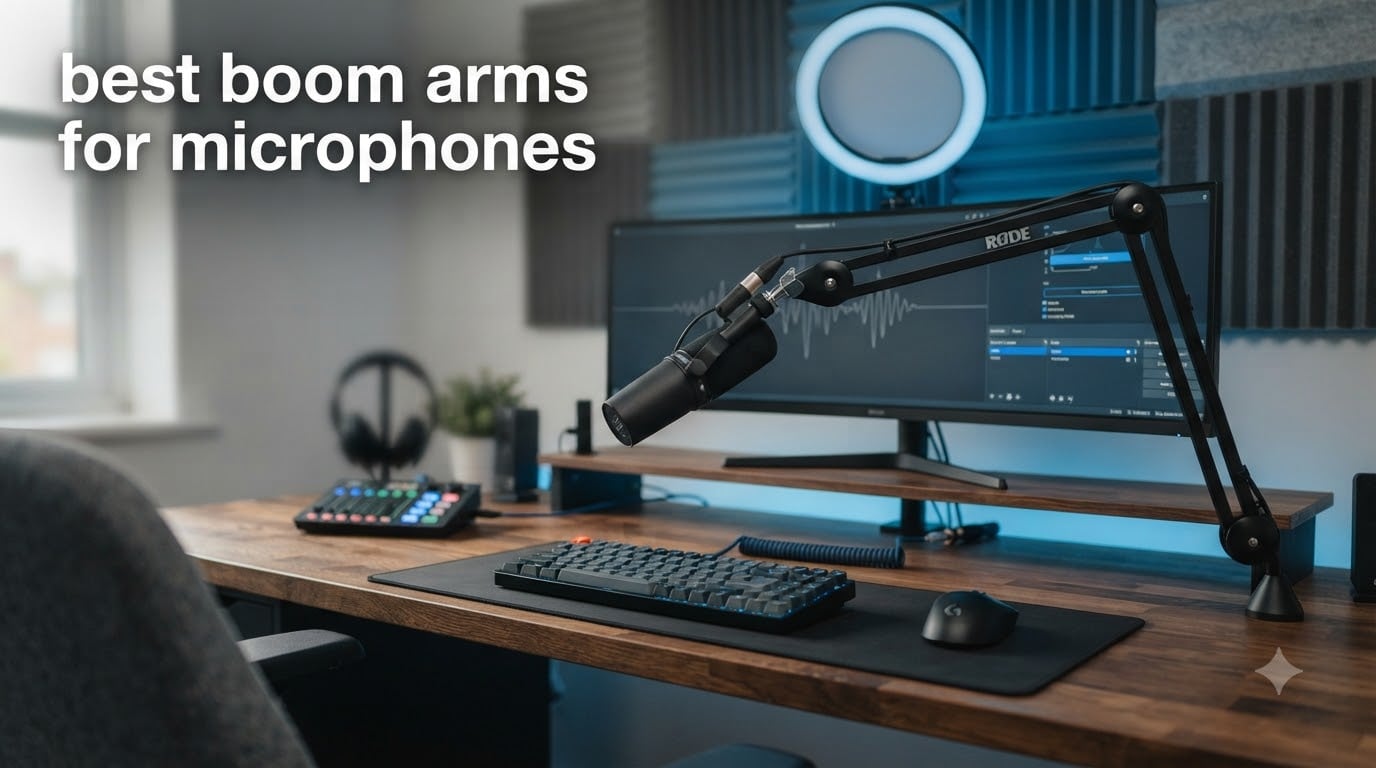 best boom arms for microphones