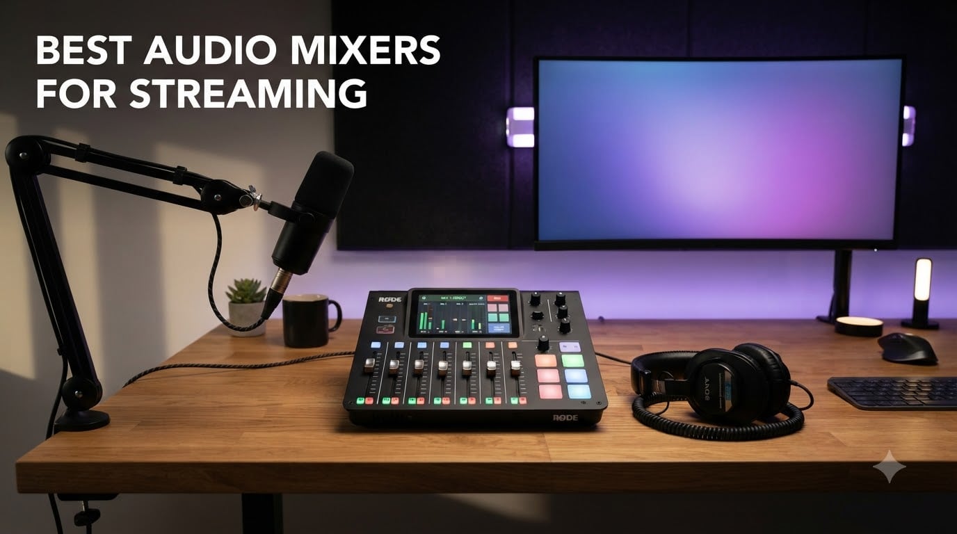 best audio mixers for streaming