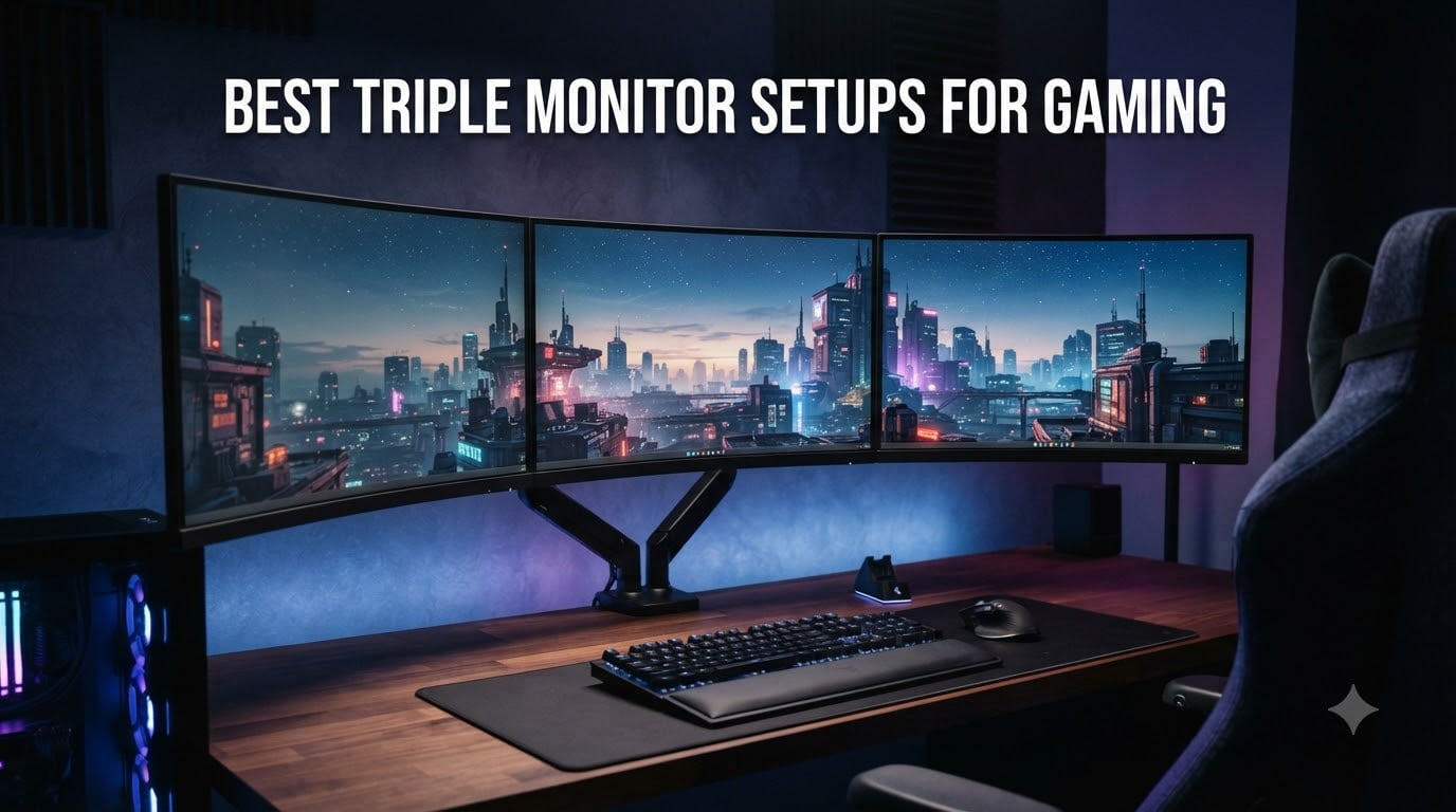 best triple monitor setups for gaming