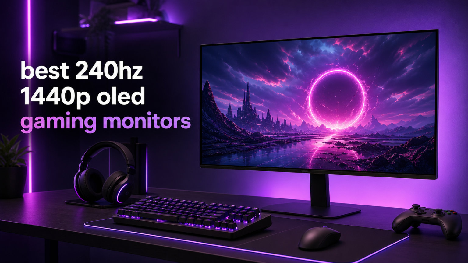 best 240hz 1440p oled gaming monitors