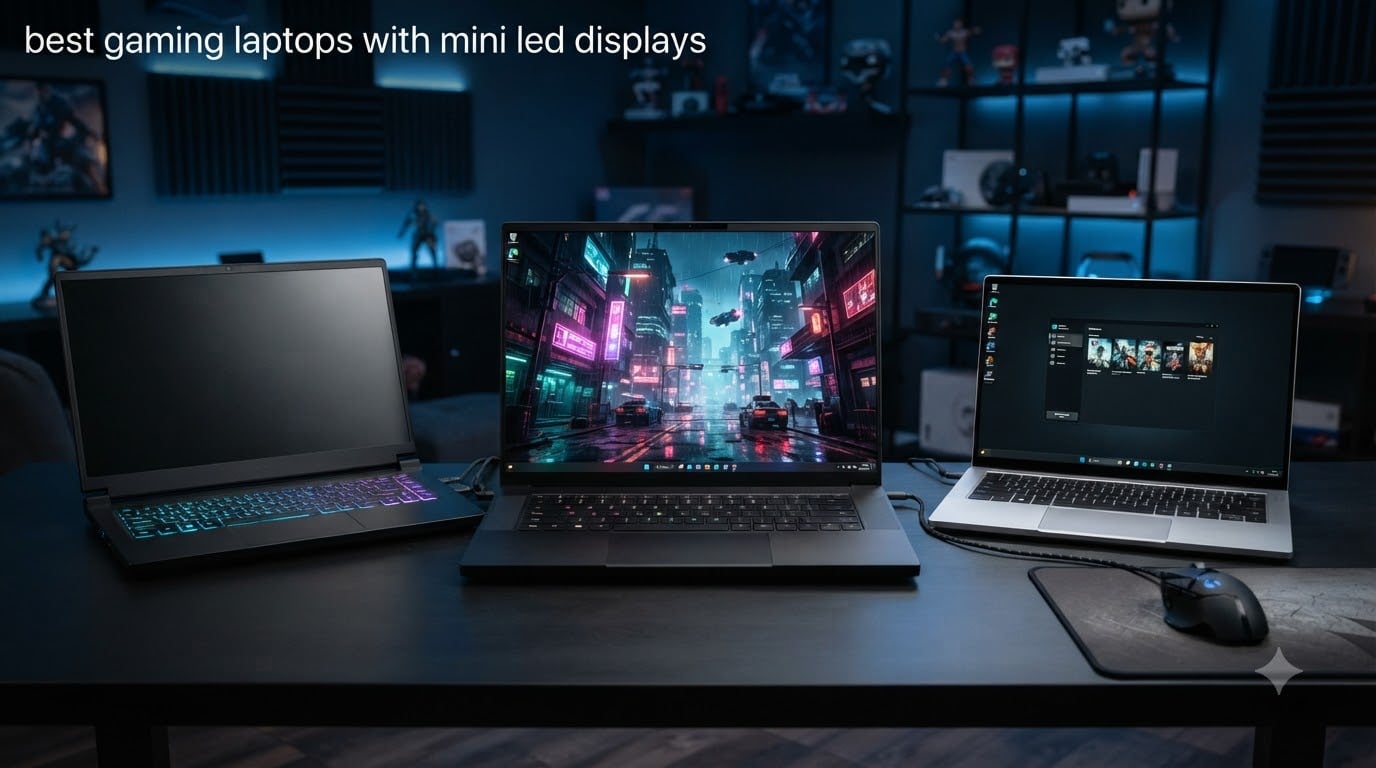 best gaming laptops with mini led displays